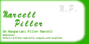 marcell piller business card